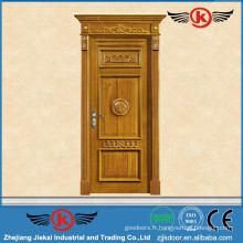 JieKai M257 portes vitrées en bois / portes d&#39;intérieur en gros / pliante portes en accordéon en bois